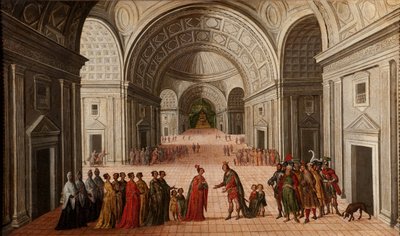 The Meeting of Solomon and the Queen of Sheba by Juan de la Corte